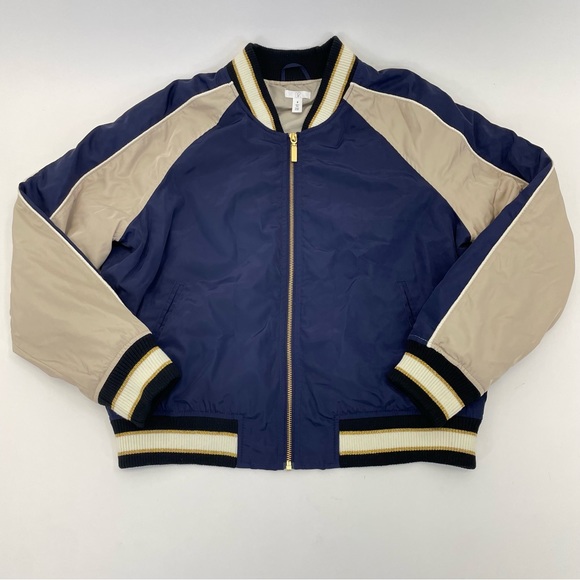 Nordstrom BP Bomber Jacket Medium Blue - Picture 1 of 16